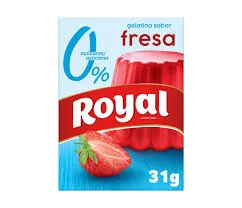 ROYAL GELATINA SABOR FRAGOLA 114G