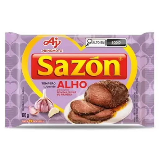 SAZON TEMPERO TOQUE DE ALHO AJI 60G
