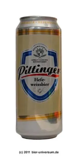 BIRRA PITTINGER HEFE-WEISSBIER ALC 5.3% VOL