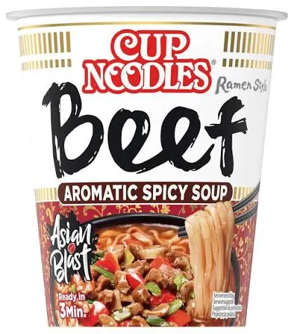 Nissin Cup Noodles Beef 64g