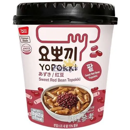 Yopokki Sweet Red Bean Topokki 120g