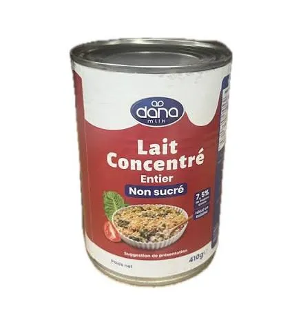 LAIT CONCENTRE NON SUCRE 410G