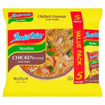 INDOMIE NOODLES CHICKEN FLA 5X70G