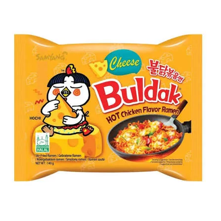 BULDAK HOT CHICKEN CHEESE 1PC 140G SAMYANG