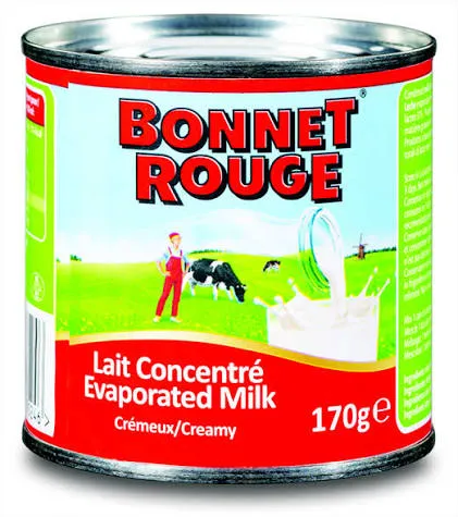 BONNET ROUGE LAIT CONCENTRE  MILK  170GR
